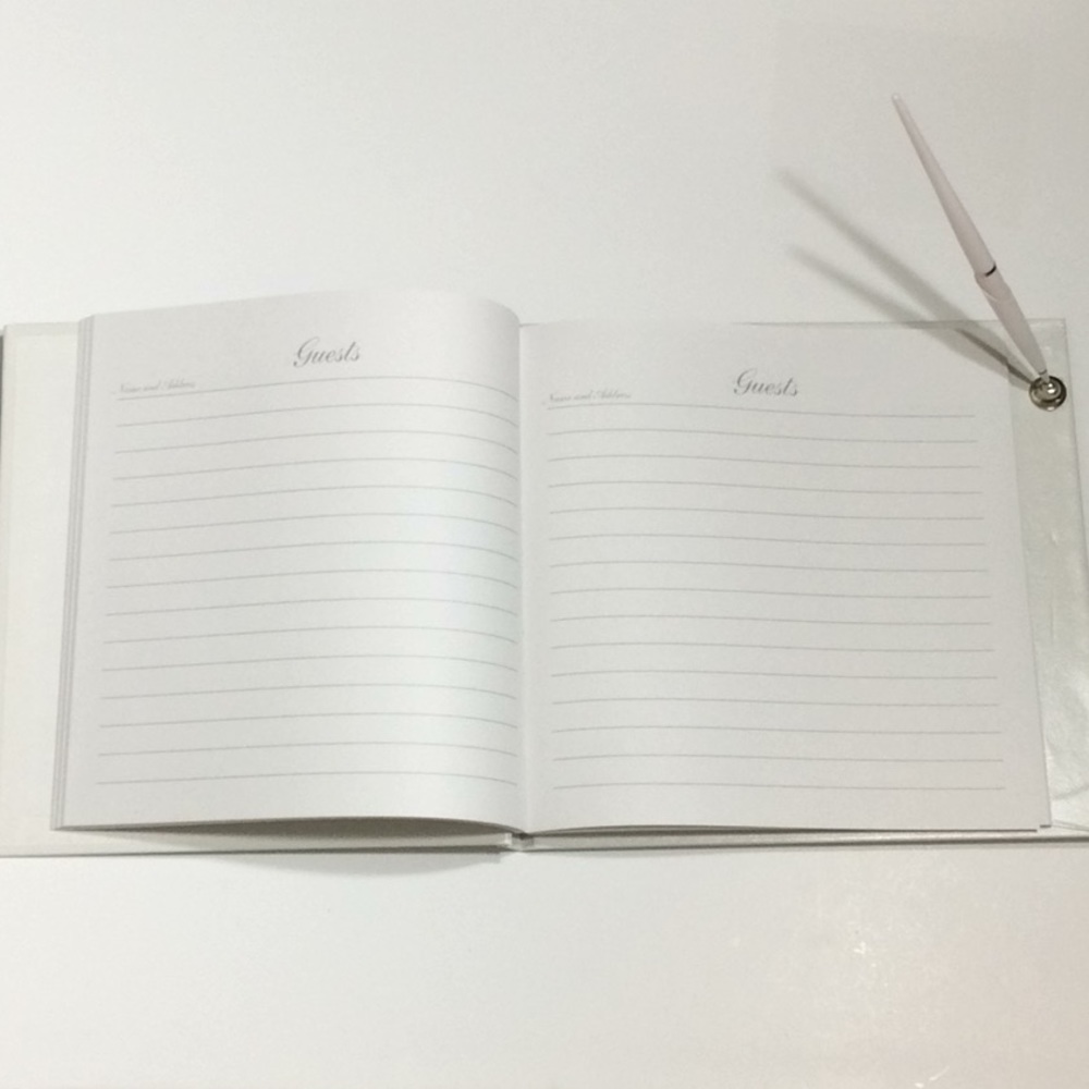 Guest Book w/Pen